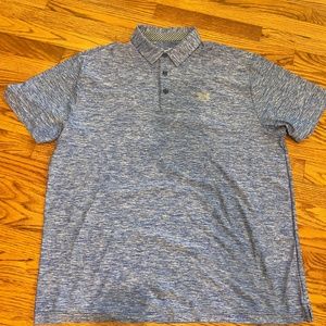 Men's Under Armour Golf Shirt - Blue XL